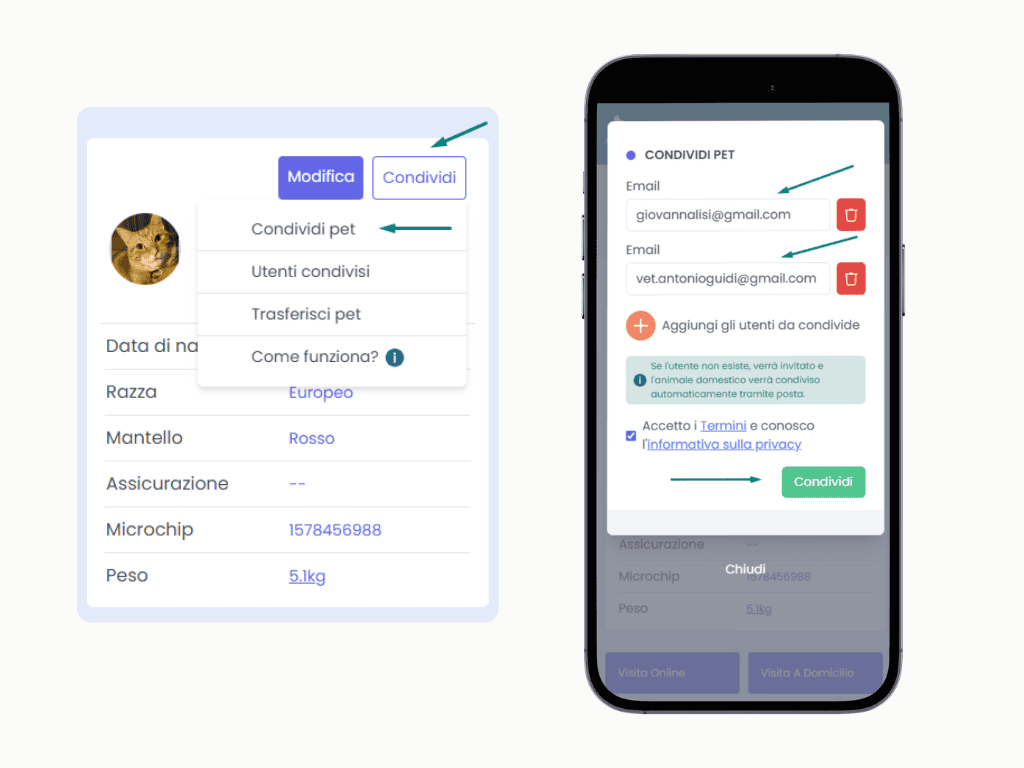 Libretto sanitario digitale per animali domestici su DoctorVet.