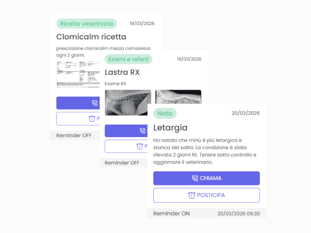 Libretto sanitario digitale per animali domestici su DoctorVet.